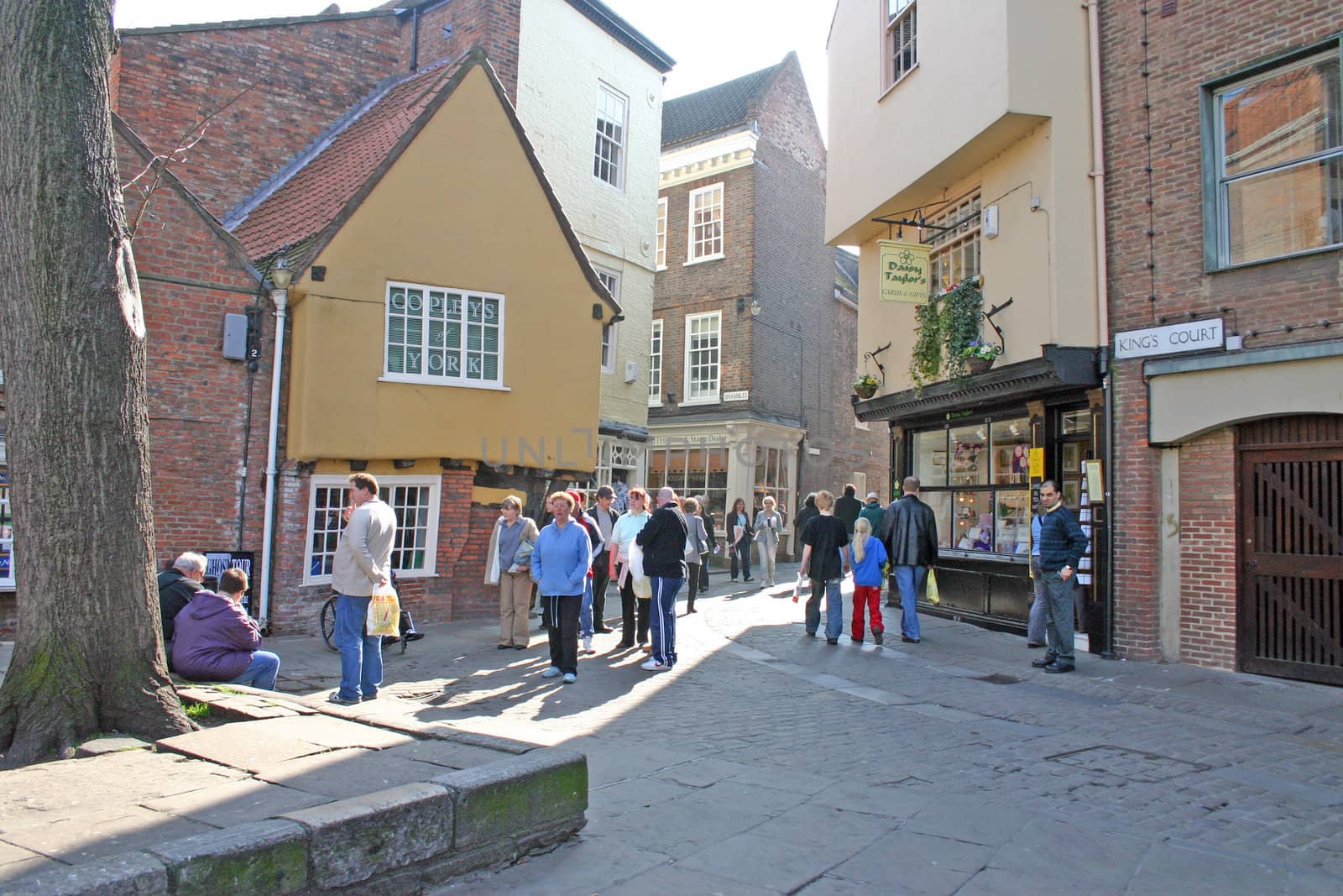 Tourists in York UK