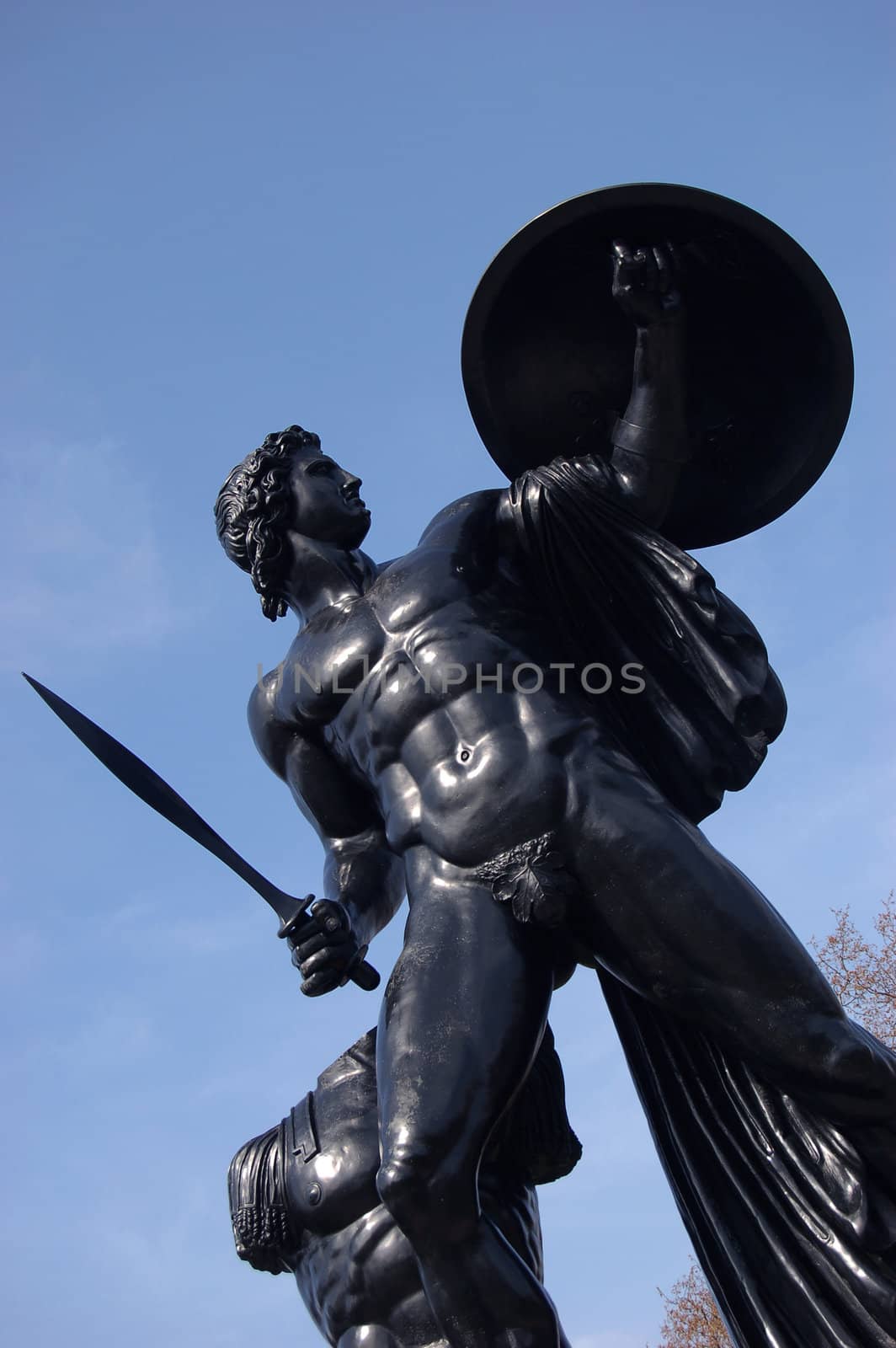 Apollo statue in Hyde Park by johnnychaos