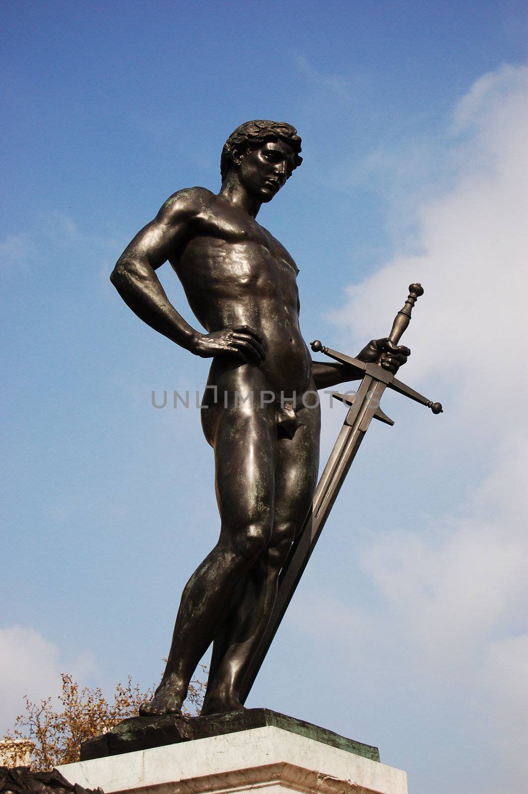 Statue in London, United Kingdom.