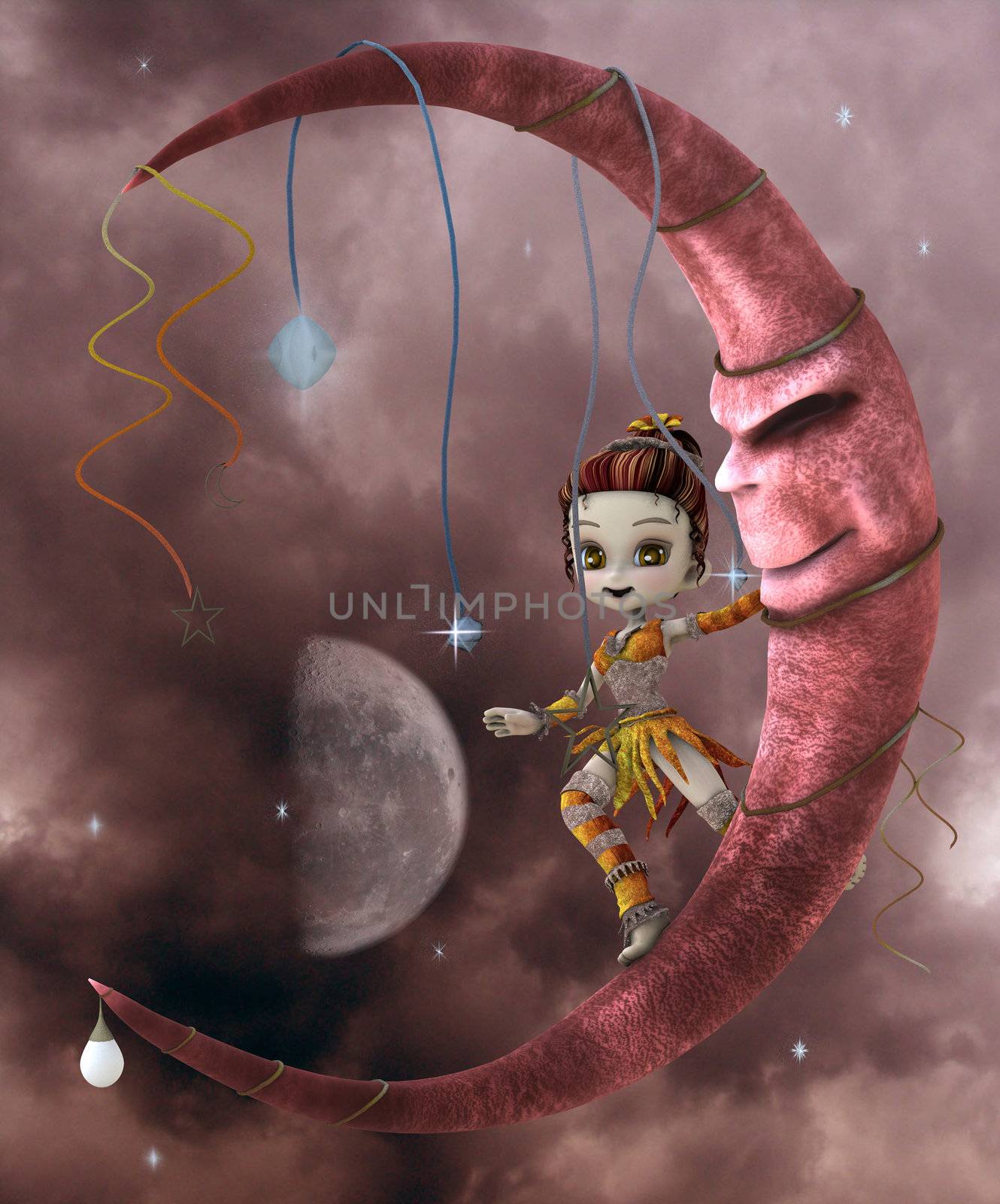 elf on the moon by ancello