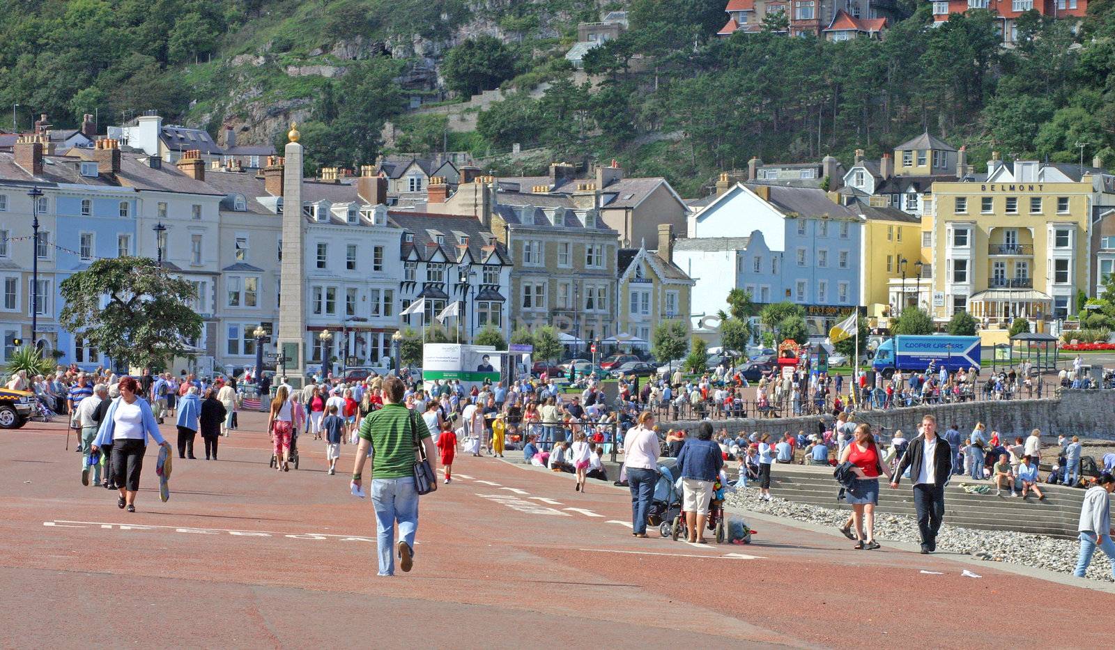 Tourists in Llandudno North Wales by green308