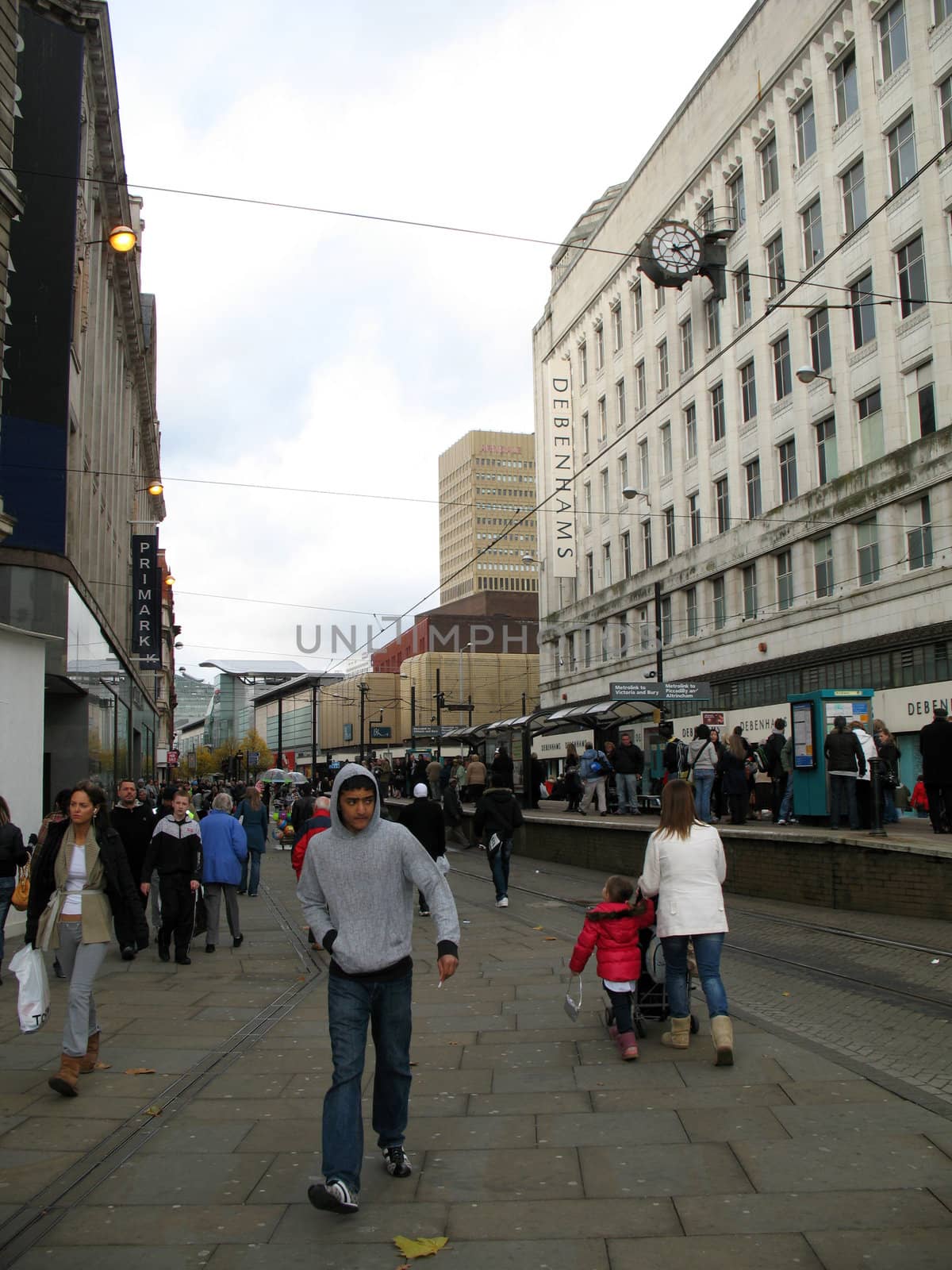 Shoppers in Manchester England by green308