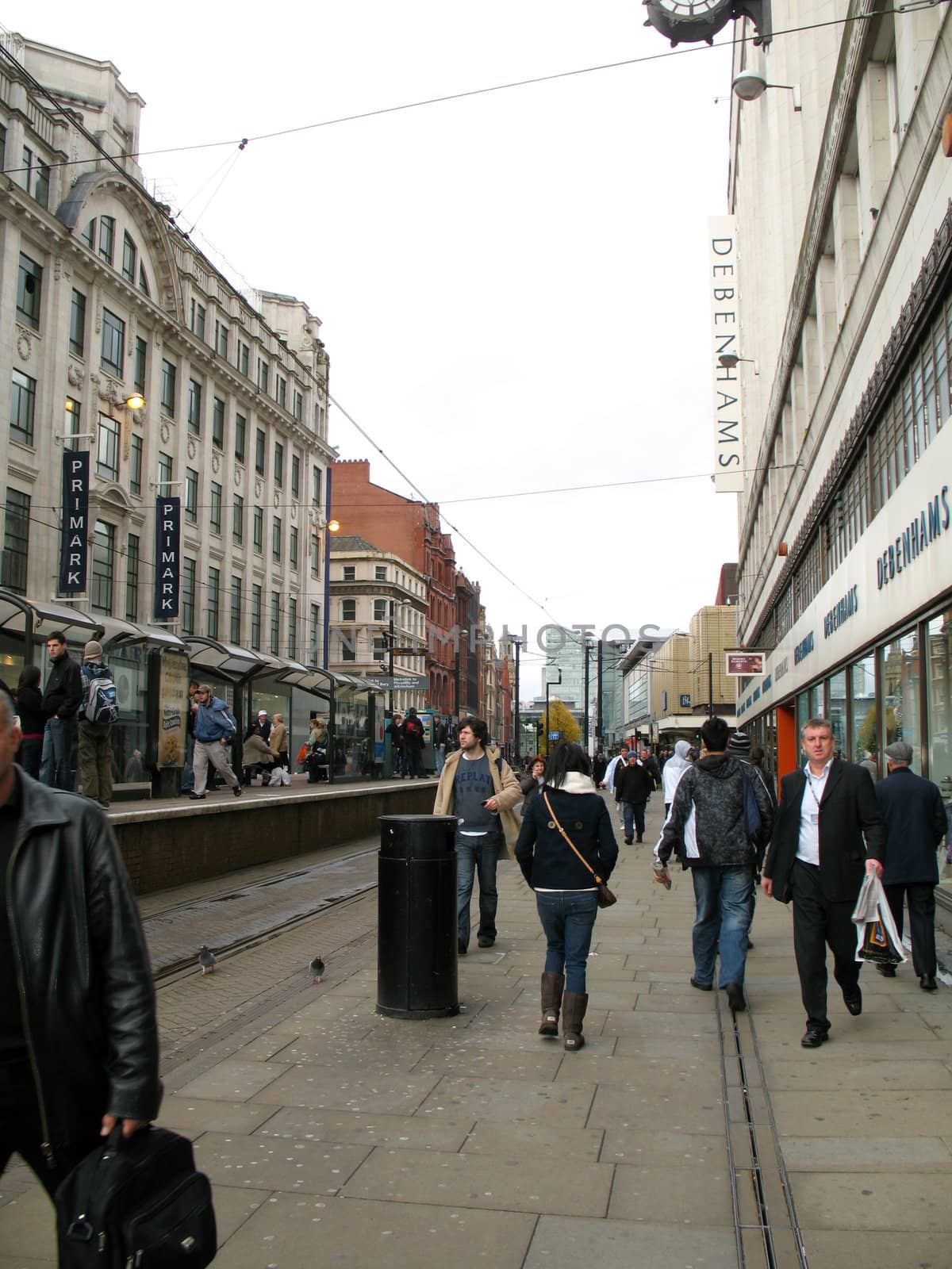 Shoppers in Manchester England by green308