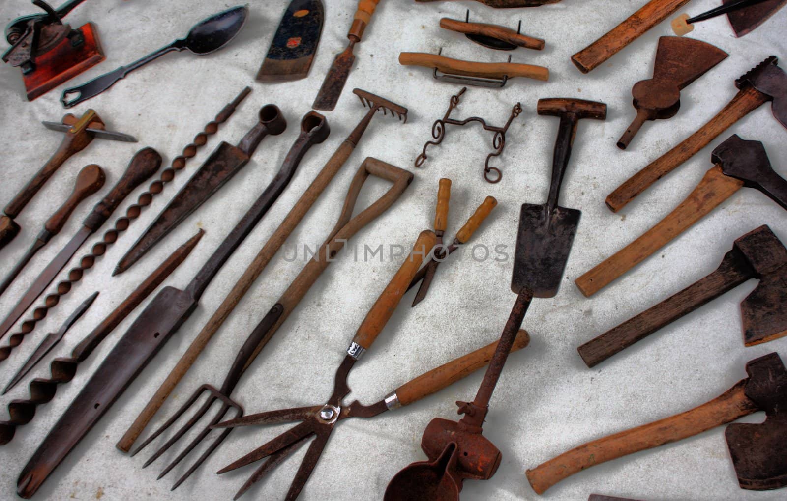 Selection of old tools