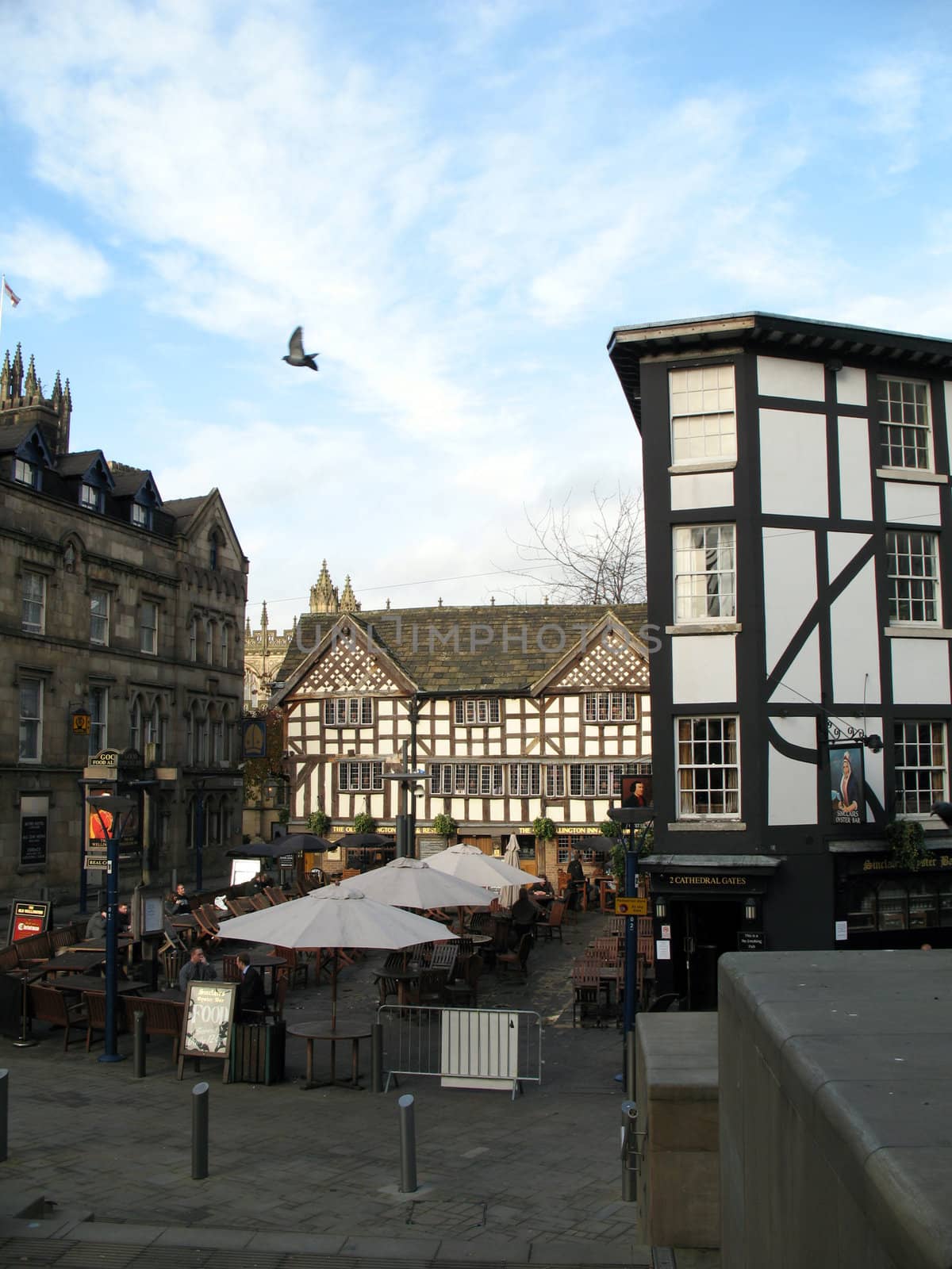 Shoppers in Manchester England on 7 November 2008