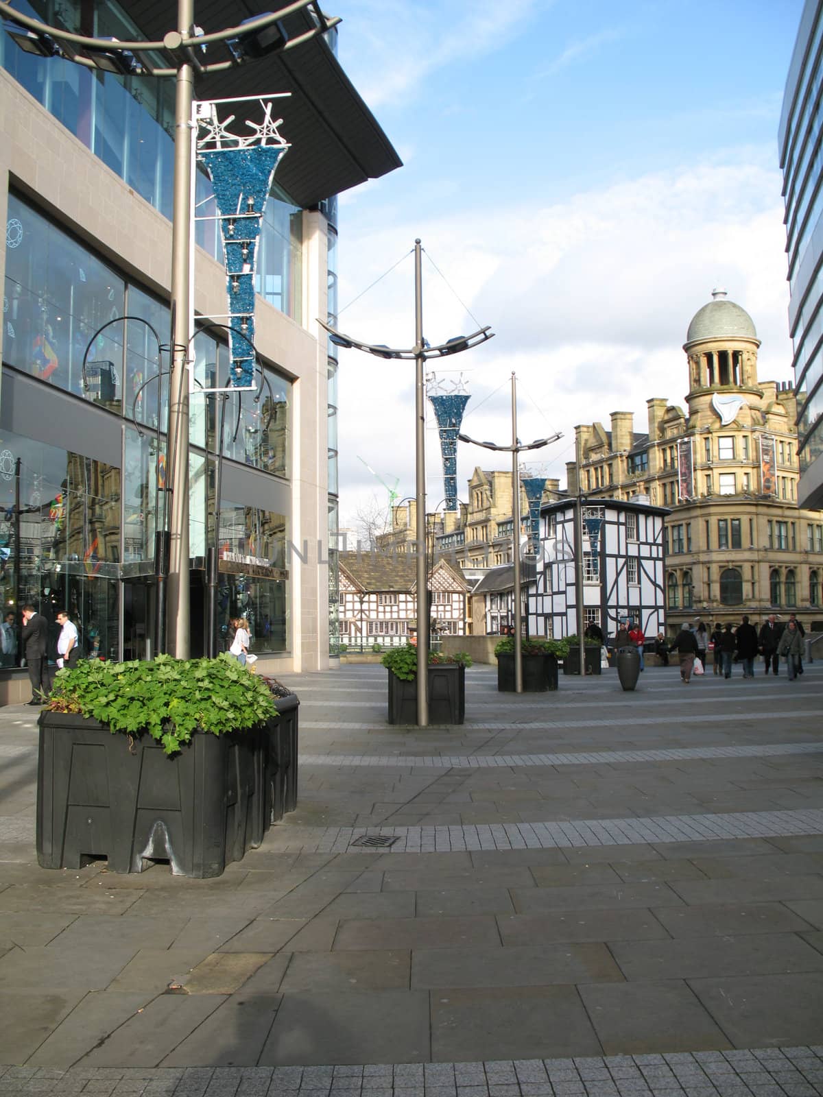 Christmas Shoppers in Manchester England on 7 November 2008