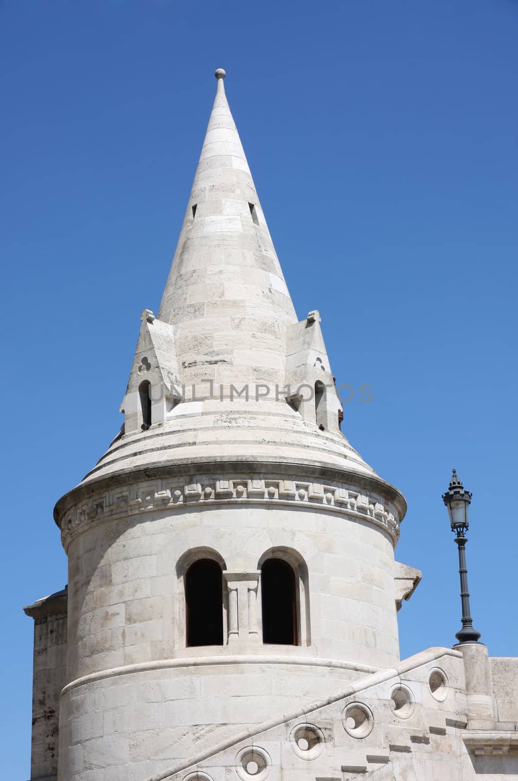 Fisherman Bastion on the Buda Castle hill in Budapest, Hungary