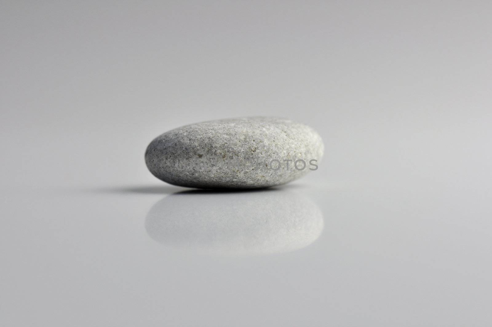 A grey pebble