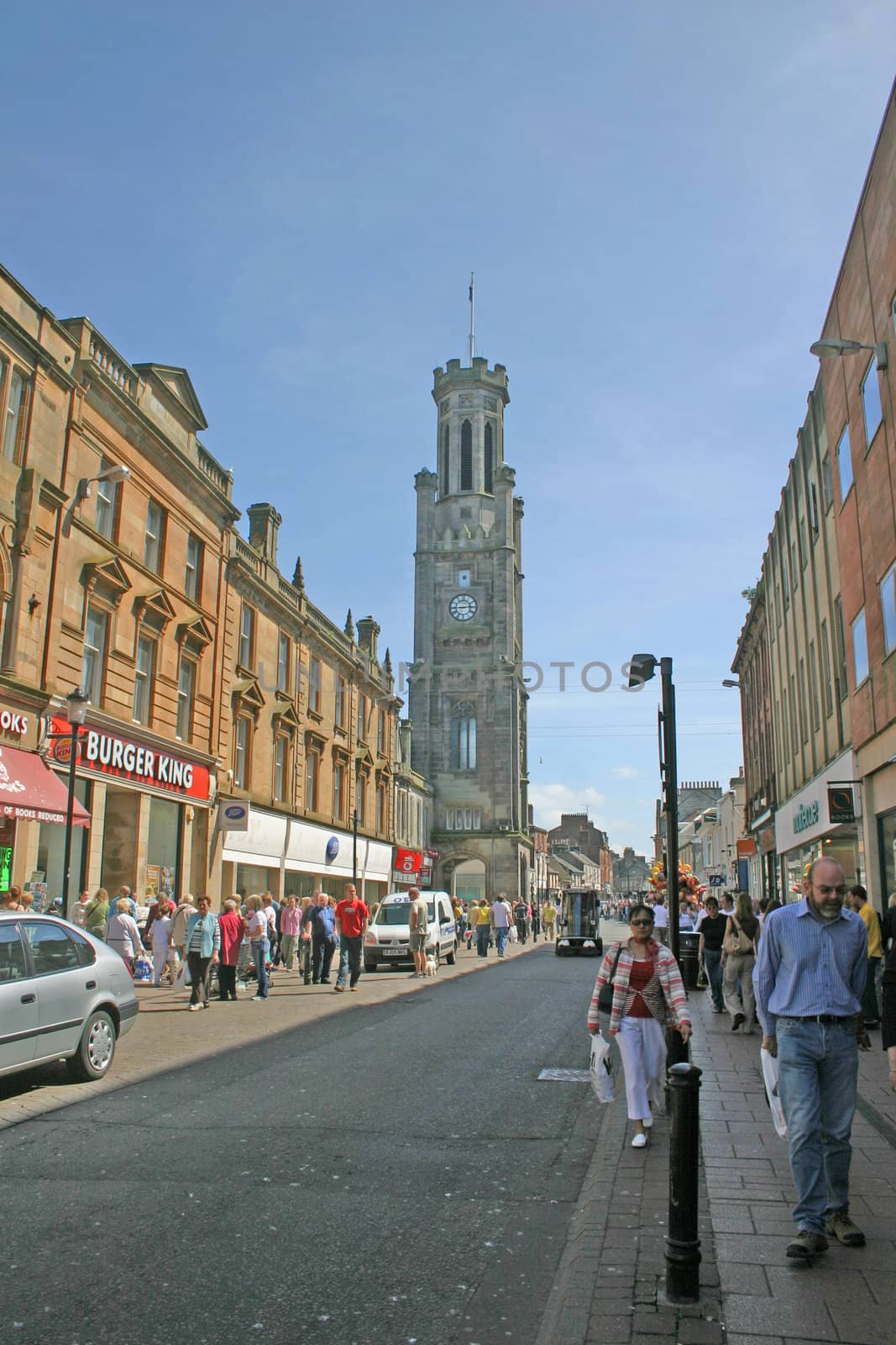 Shoppers and Tourists in Ayr Scotland by green308