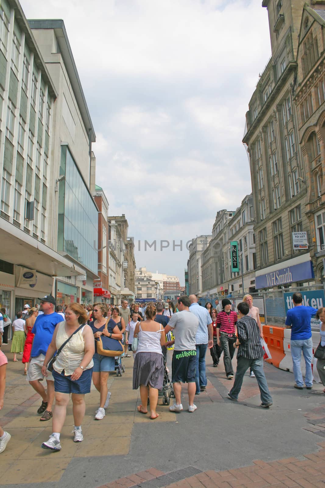 Shoppers and Tourists in Liverpool England by green308