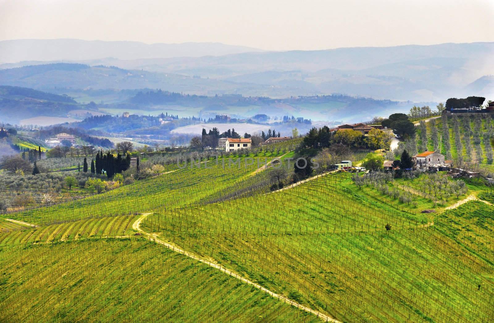 Tuscany landscape by dutourdumonde