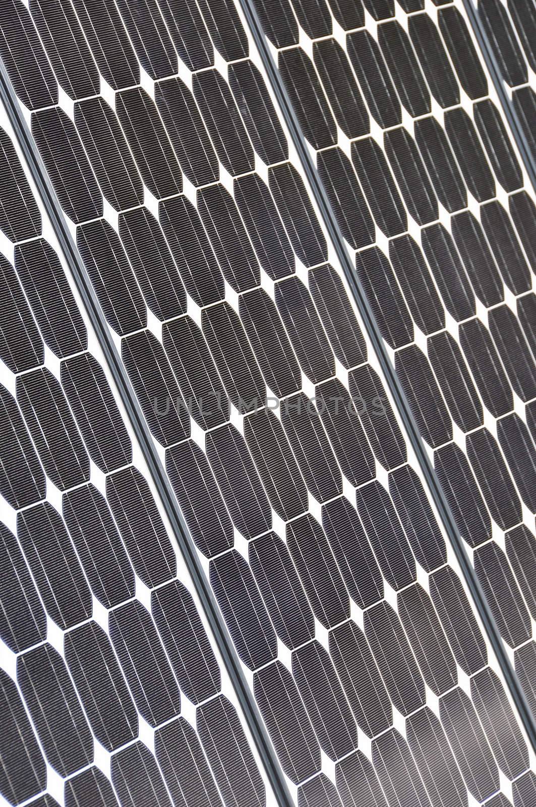 Detail of a solar panel