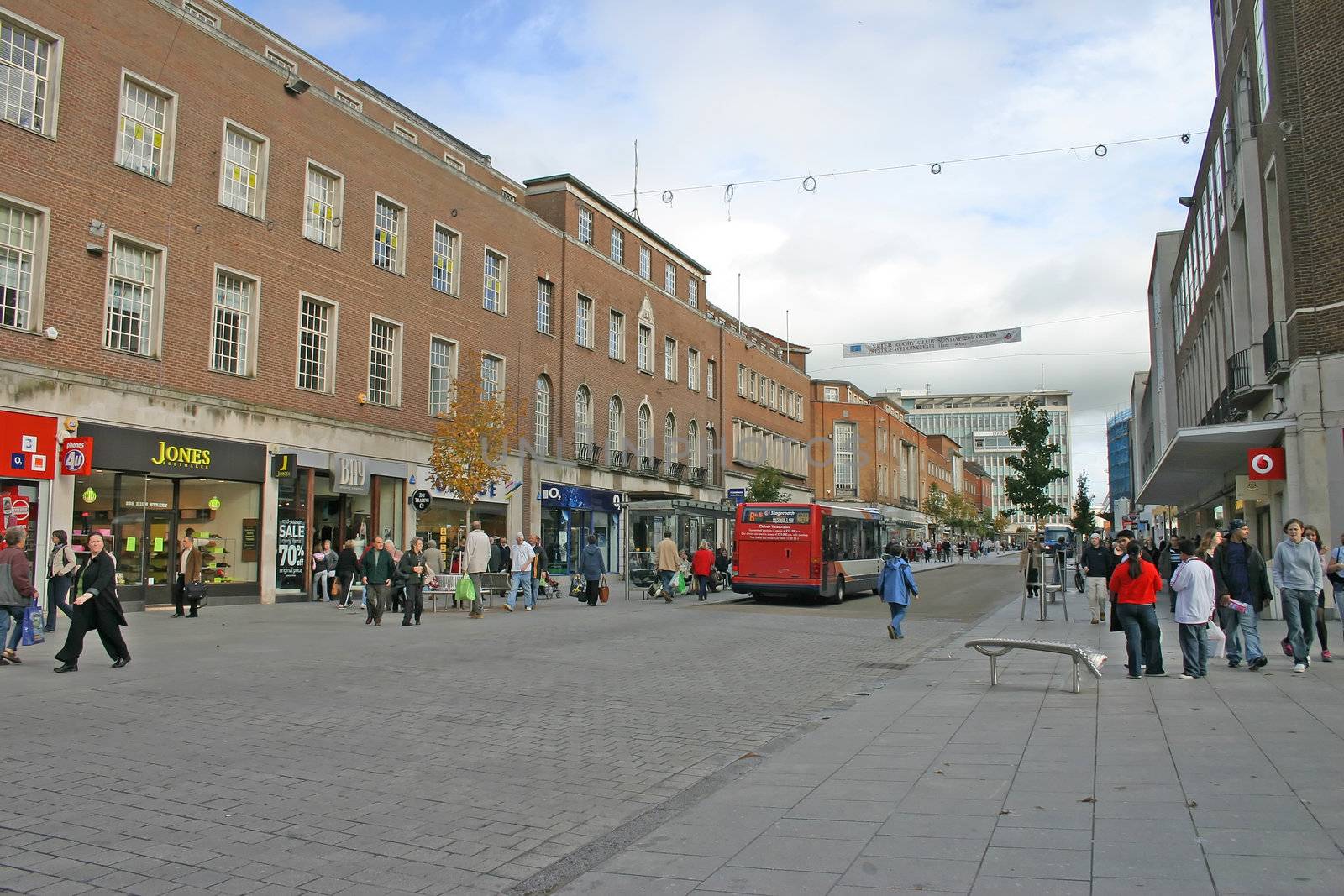 Shoppers in Exeter City Centre by green308