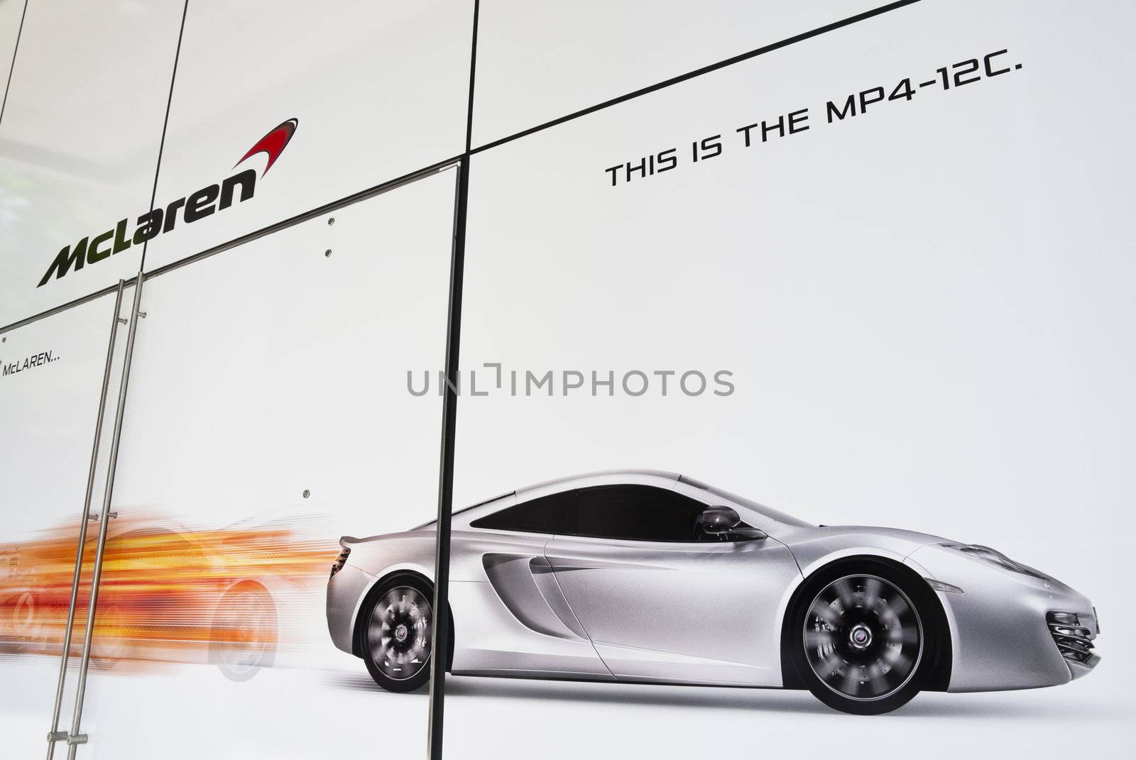 LONDON, UK - MAY 24: The McLaren showroom for the new MP4-12C due to open this summer, May 24, 2011 in London, United Kingdom by dutourdumonde