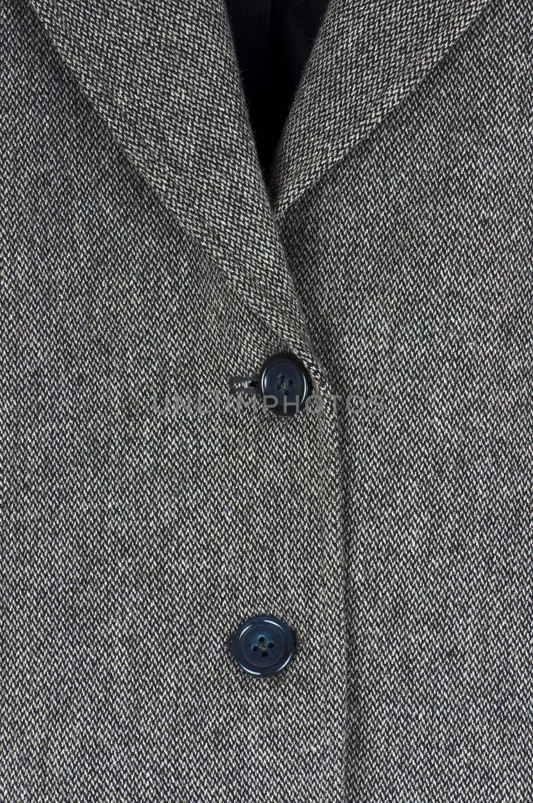 Tweed jacket detail by dutourdumonde