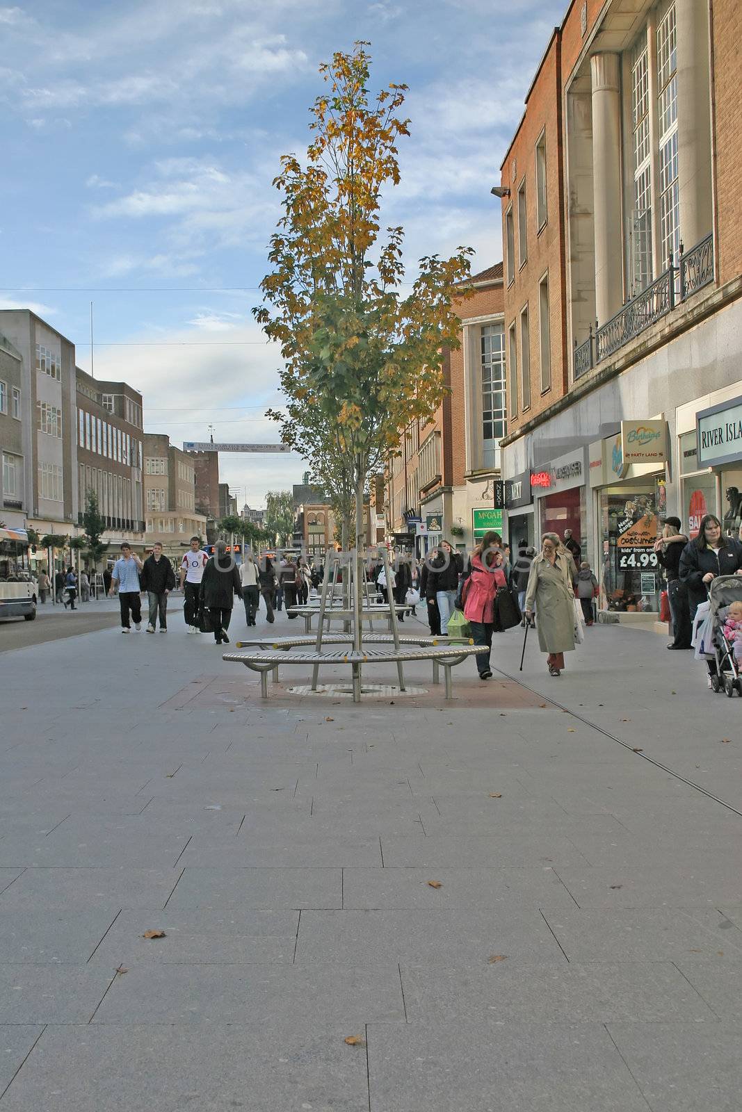 Shoppers in Exeter City Centre by green308