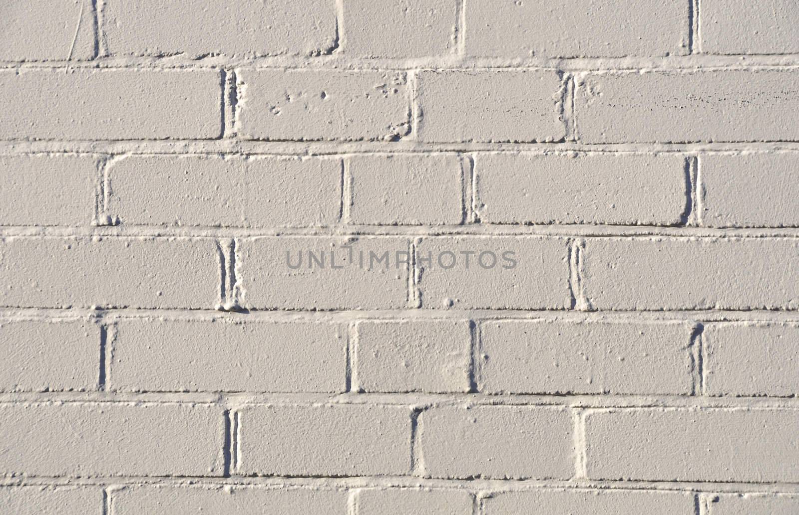 White brick wall by dutourdumonde