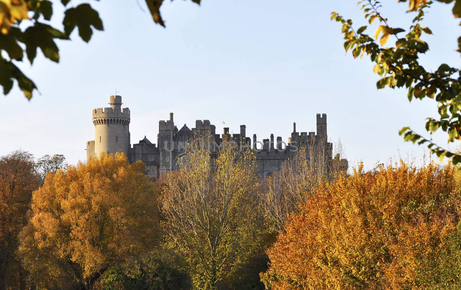 Arundel castle in Sussex, England