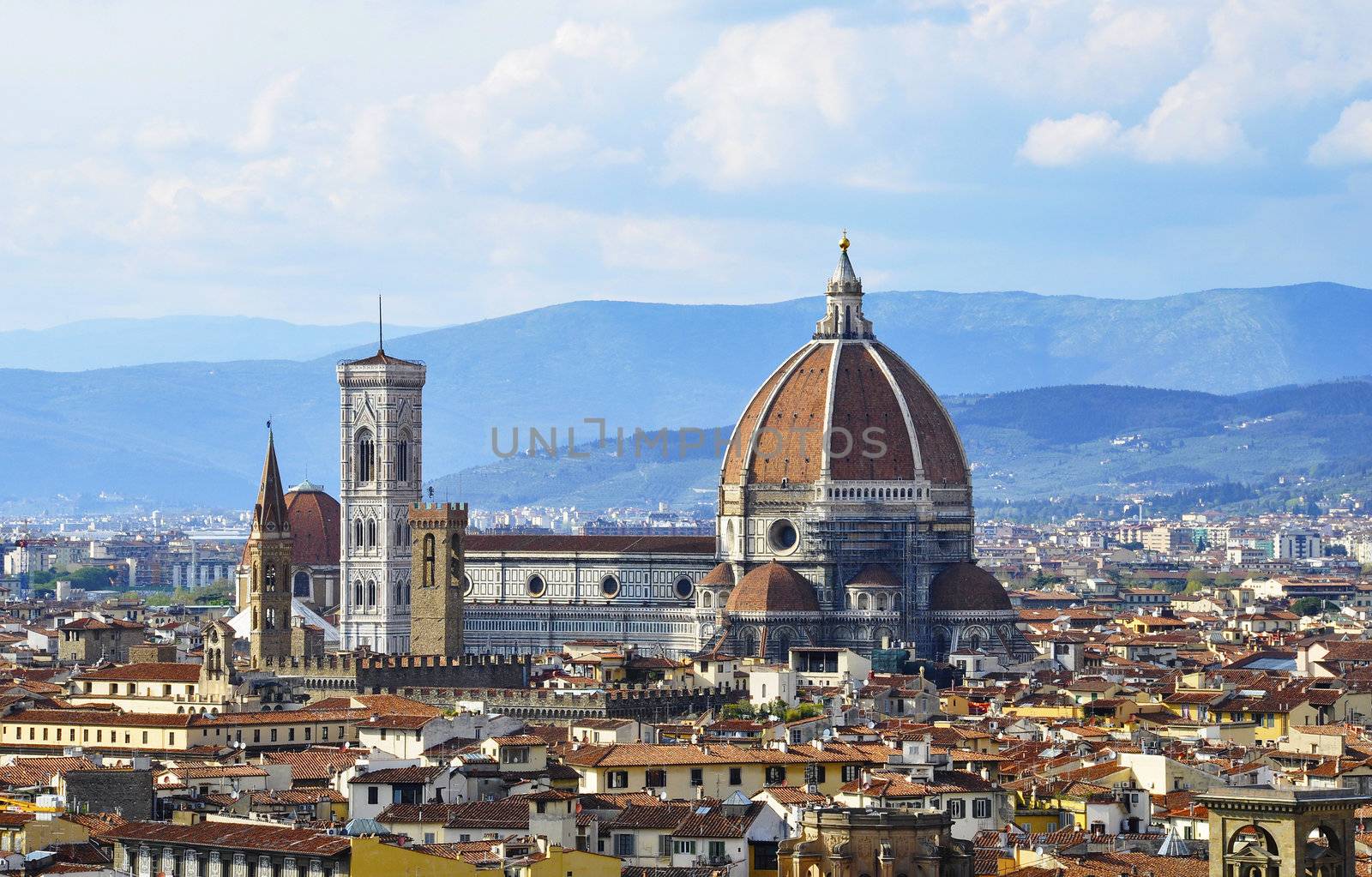 The Basilica Di Santa Maria del Fiore, also called Il Duomo, Florence cathedral, Tuscany, Italy