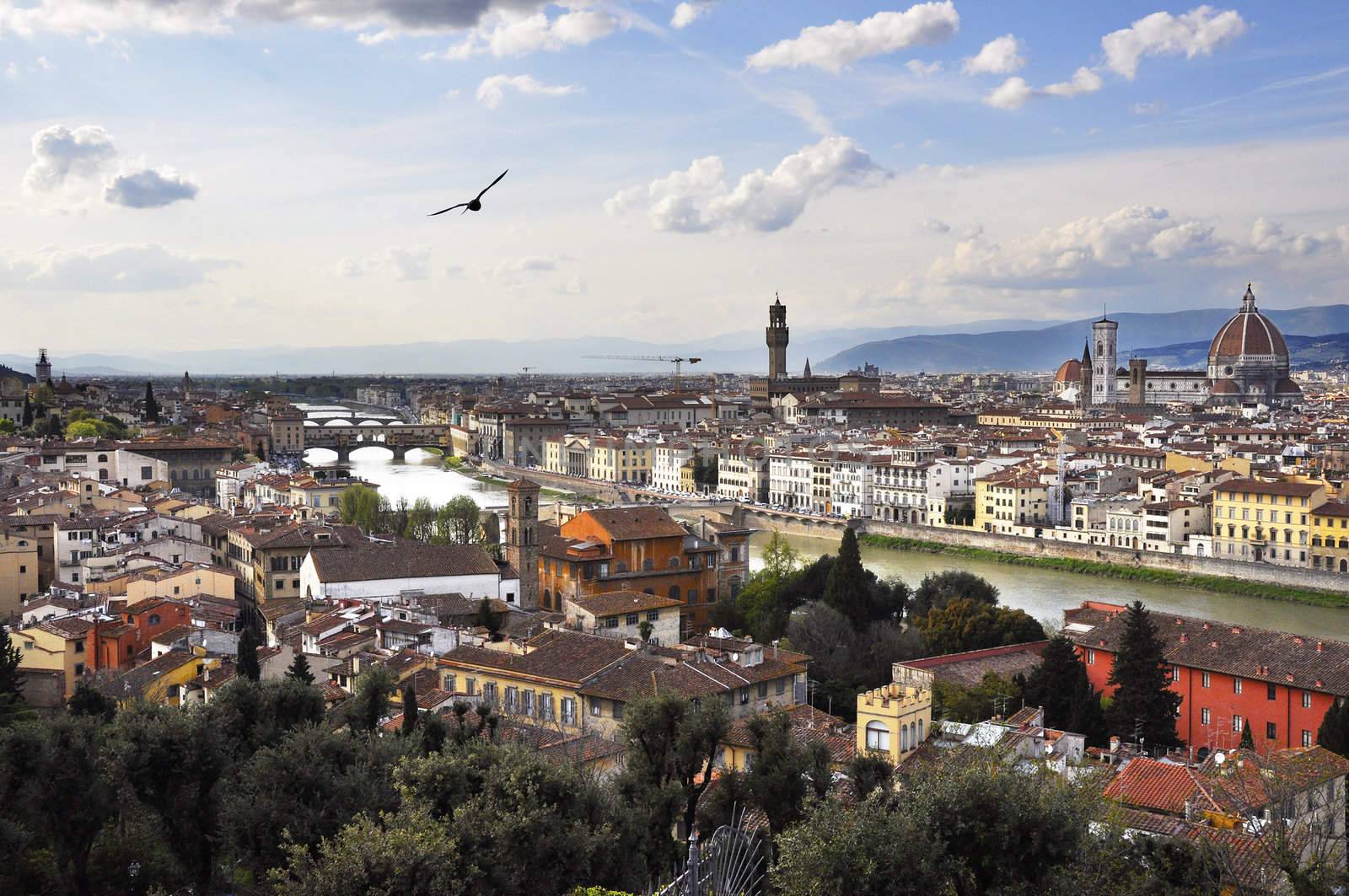 Scenic view of Florence, Tuscany, Italy
