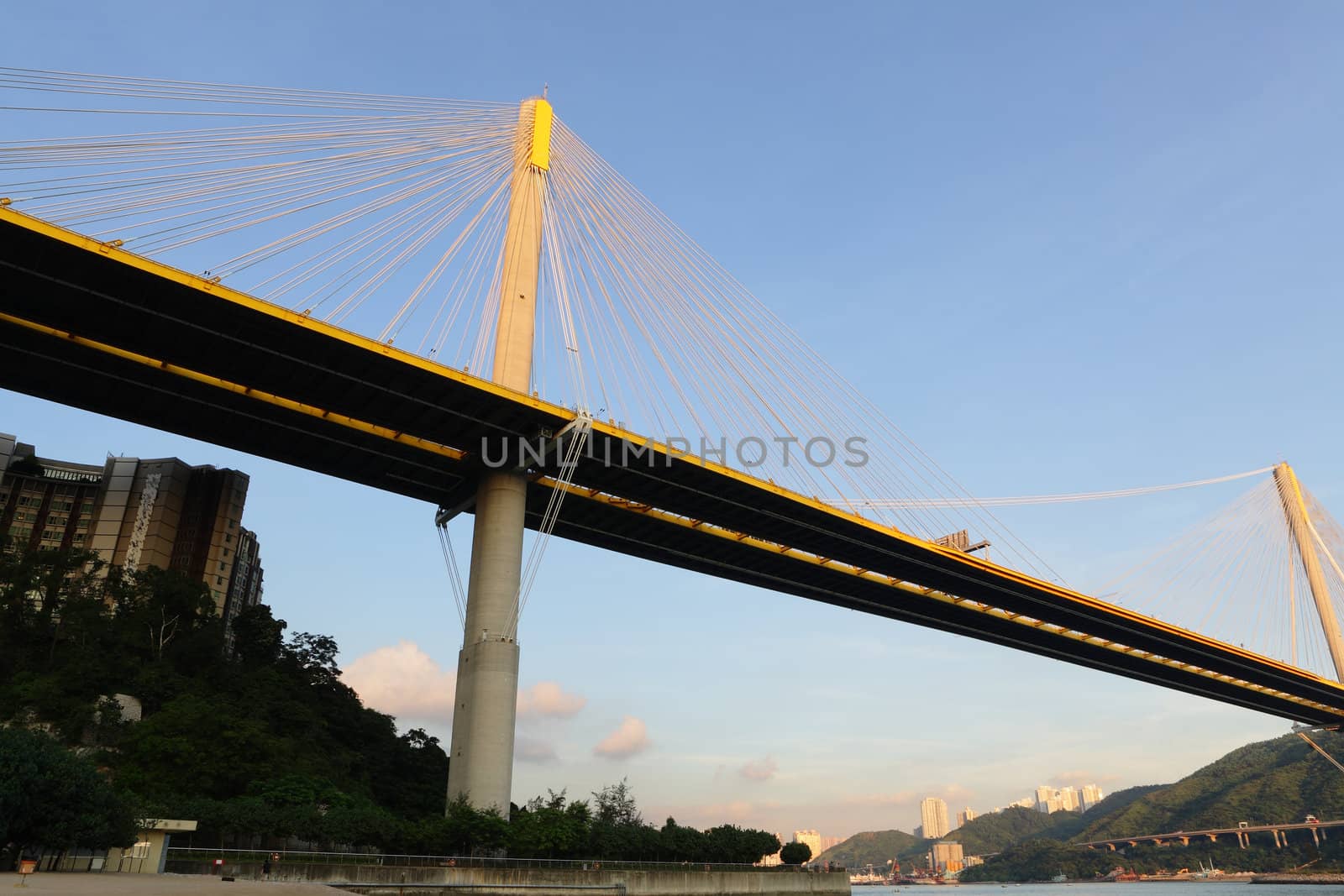 Ting Kau Bridge in Hong Kong