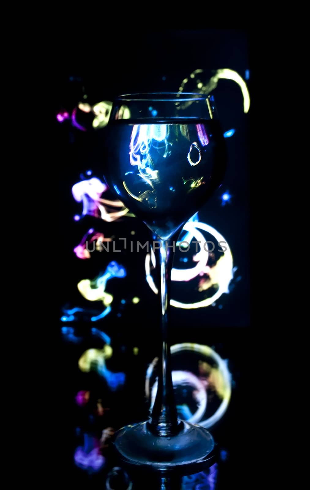 Glass cup.Abstract by Diversphoto