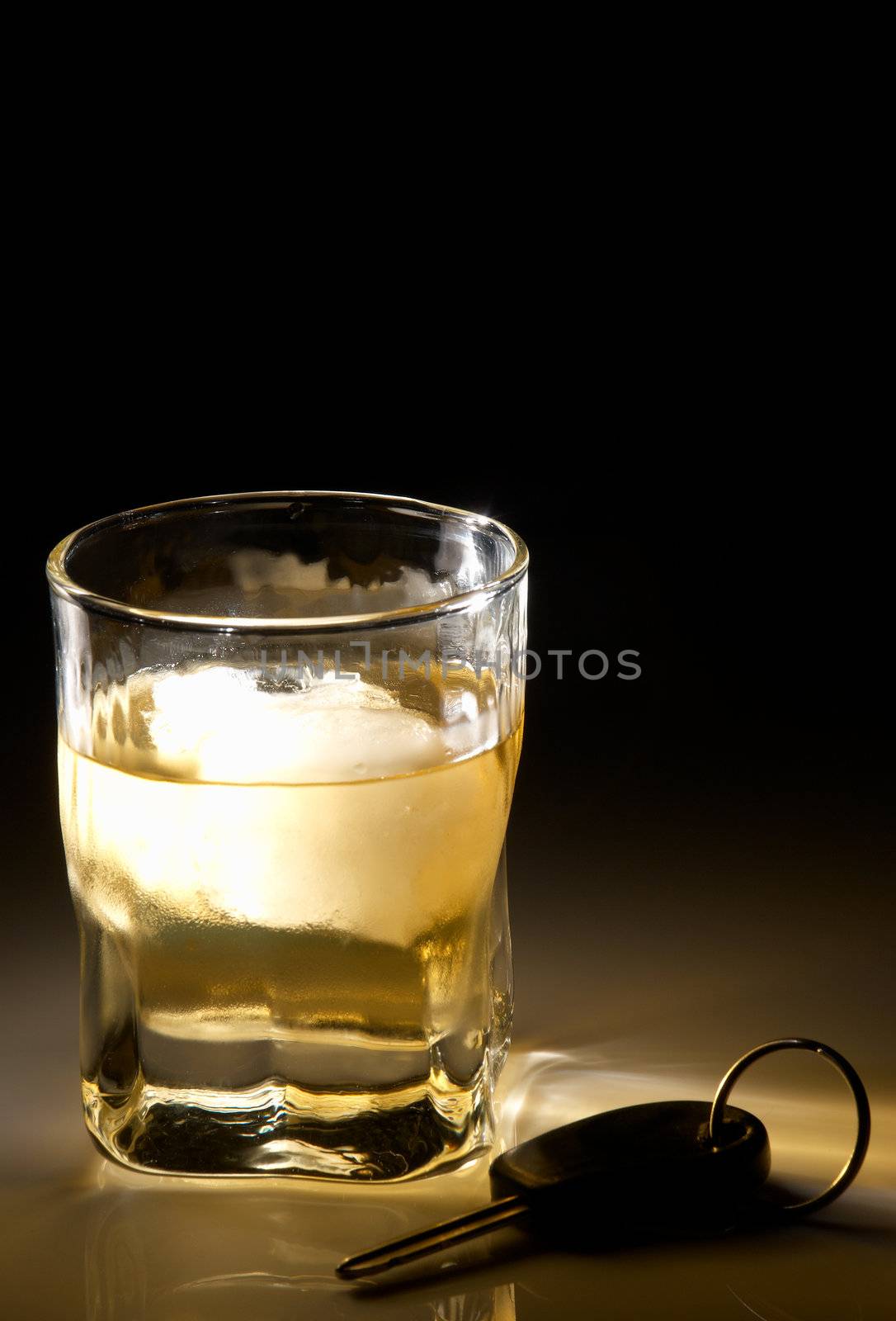 Do not drink and drive, conceptual photo