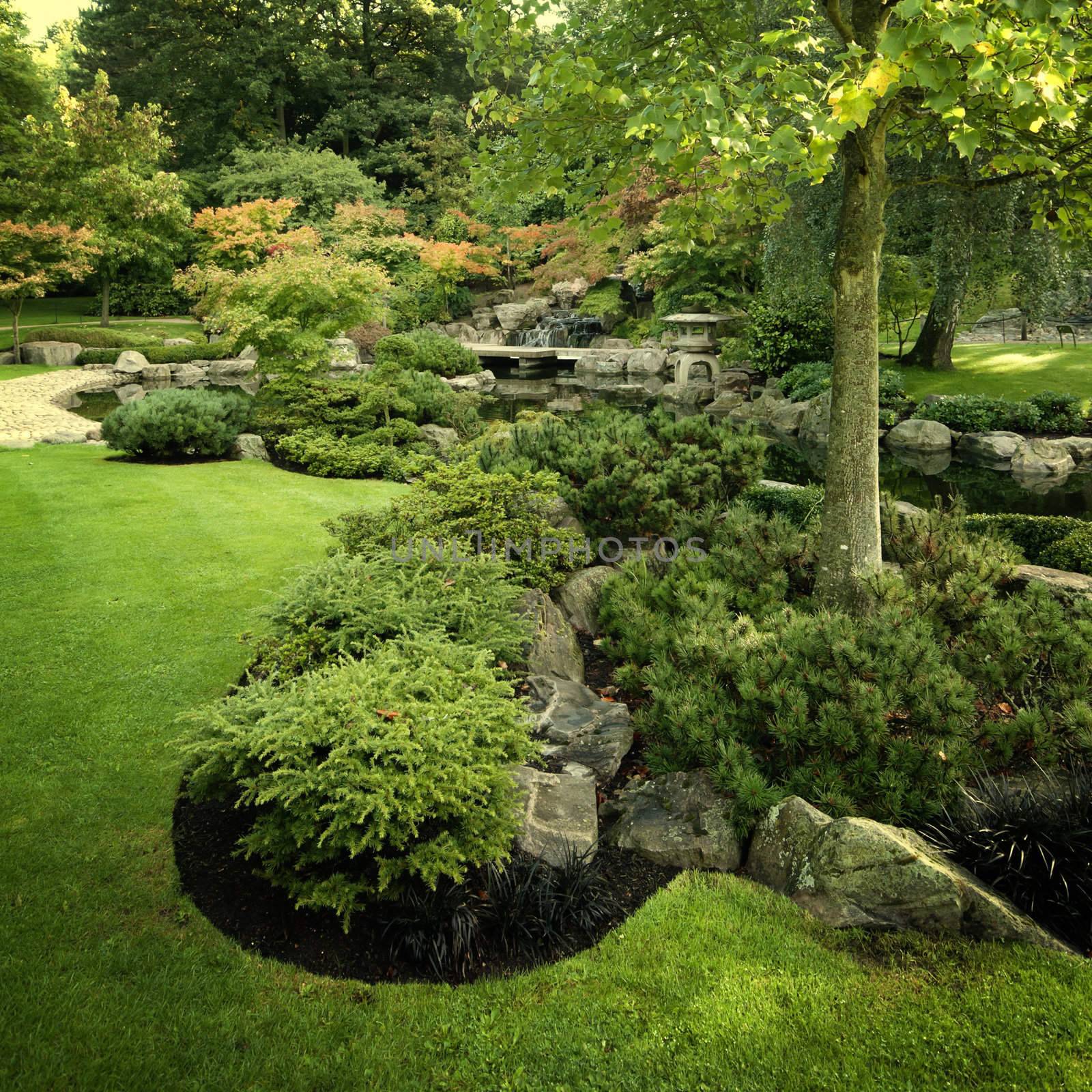 Kyoto Garden in Holland Park, London, UK