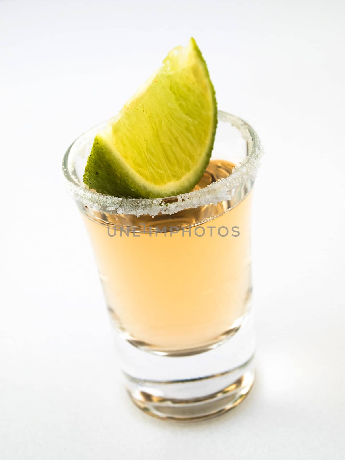 Shot of tequila and lime by Alex_L