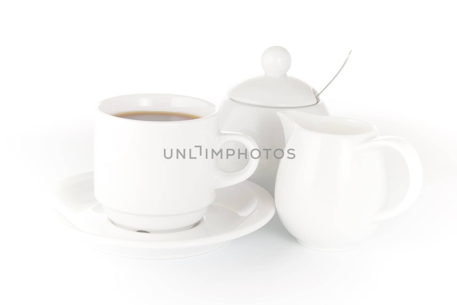Coffe cup  isolated on white background by gitusik