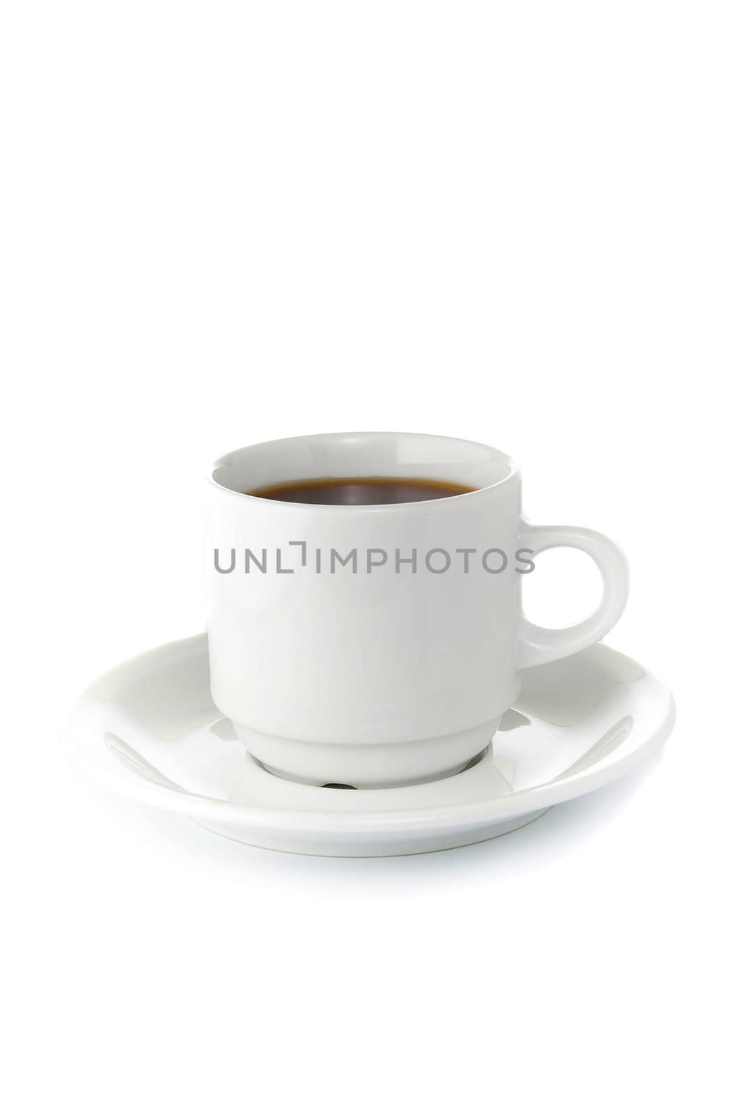 Coffe, tea cup  isolated on white background