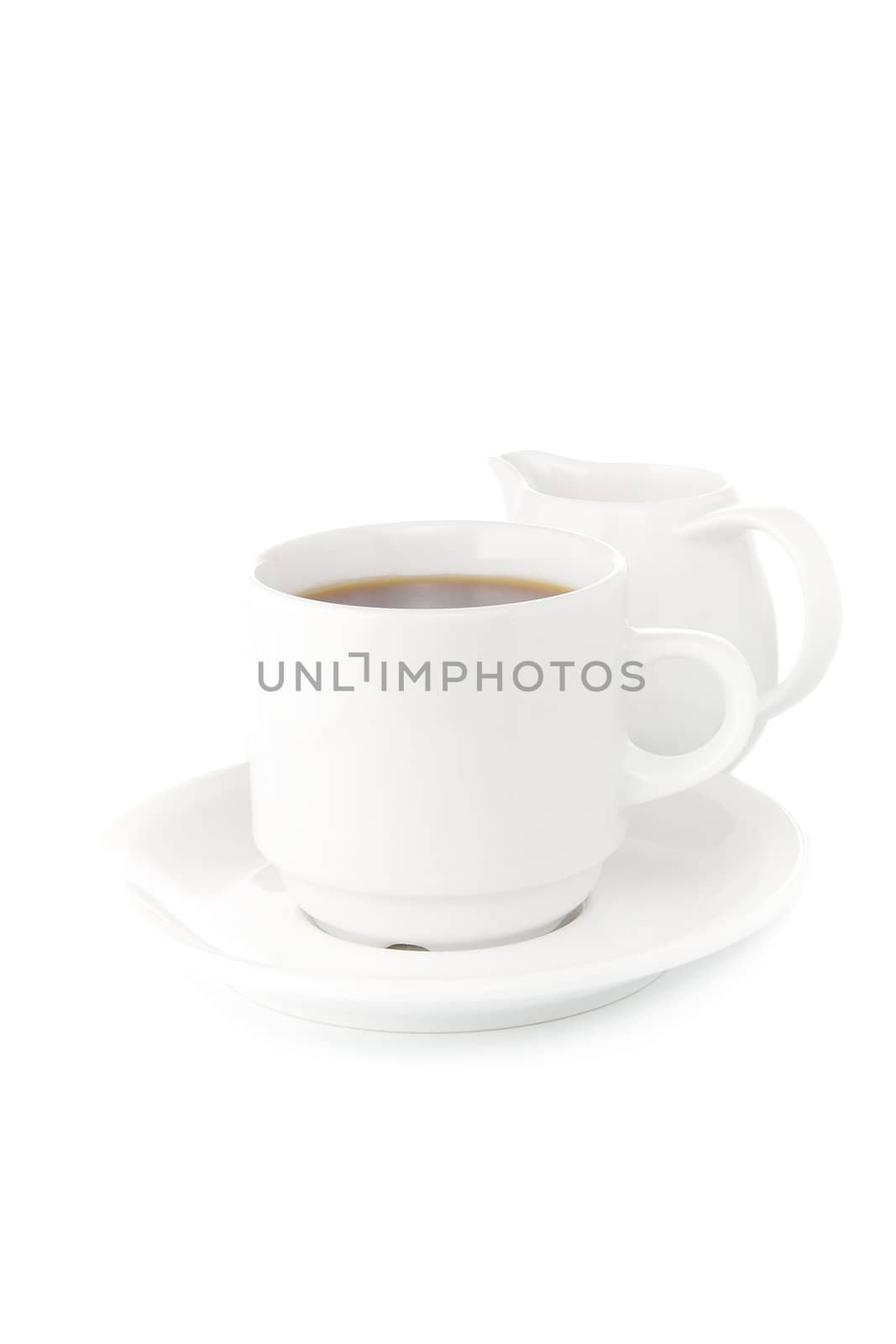 Coffe cup  isolated on white background by gitusik