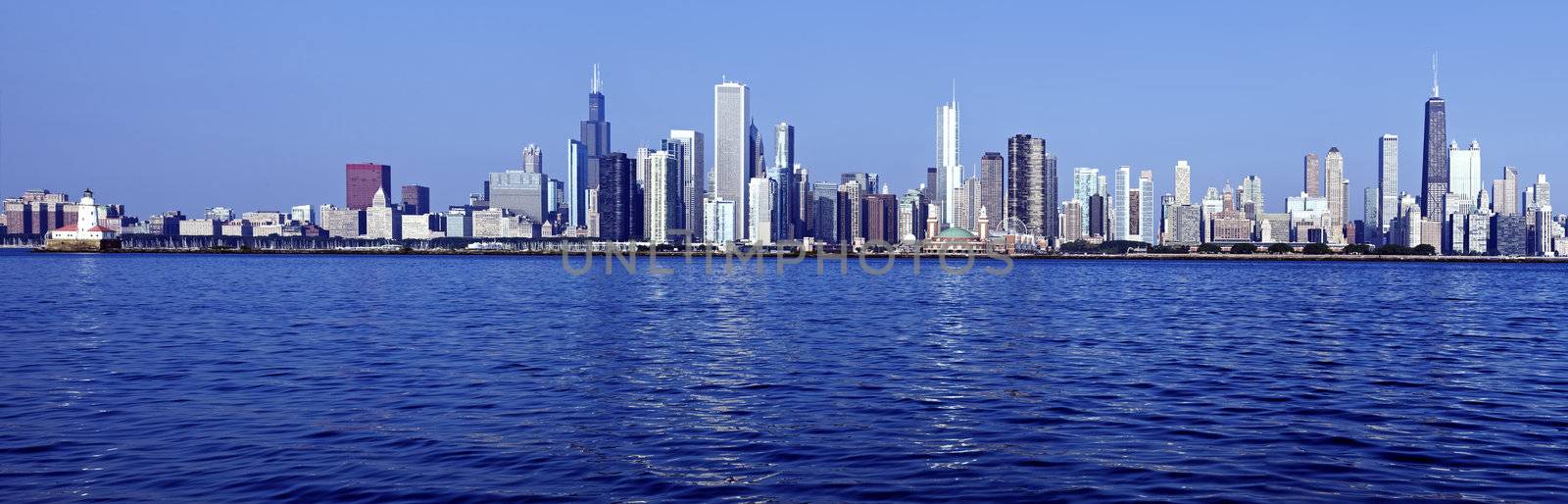 Chicago - Panoramic view from Lake Michigan