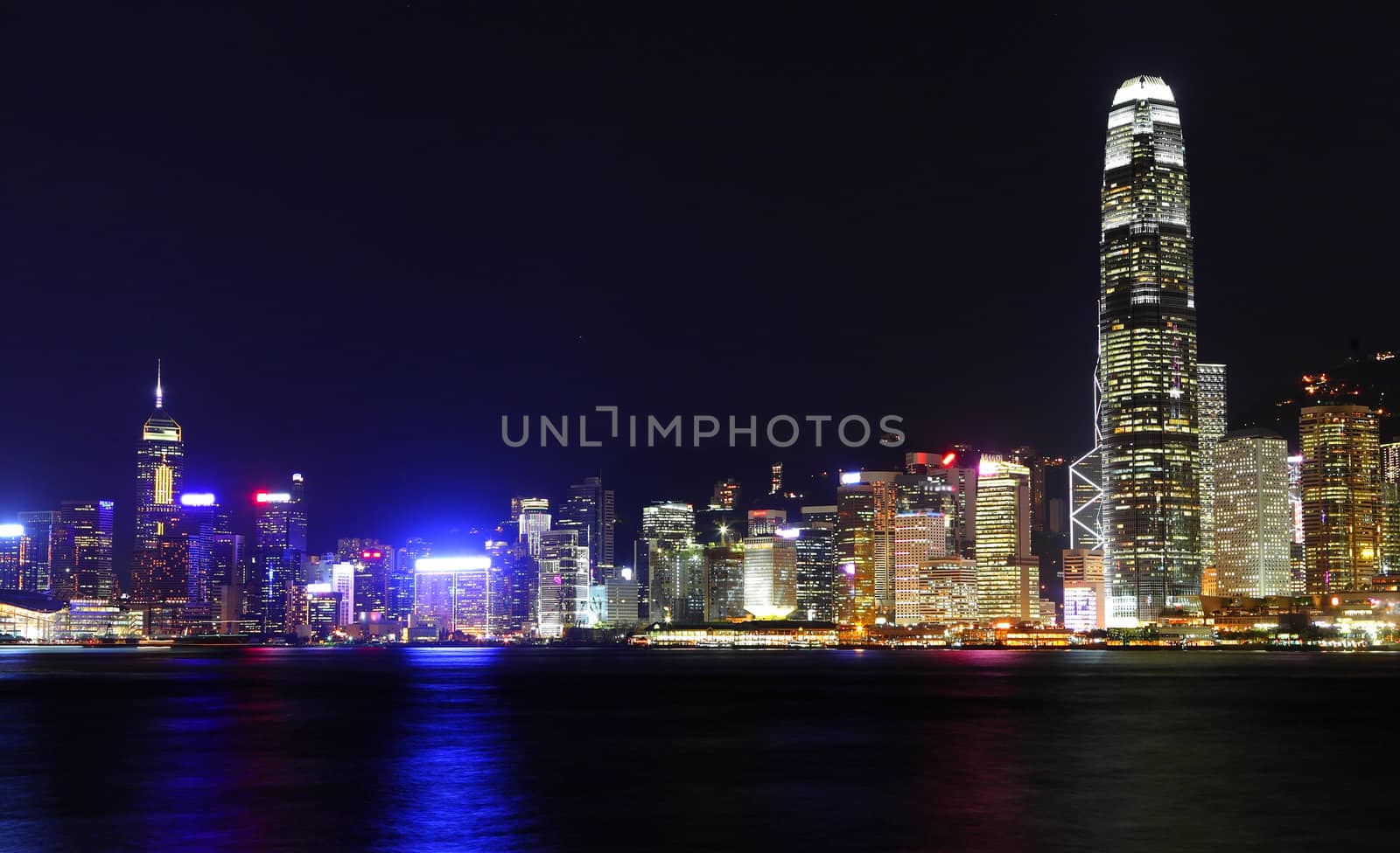 Hong Kong at night