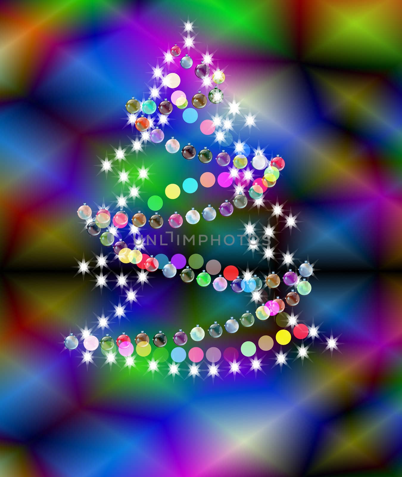 Background for new year and for Christmas