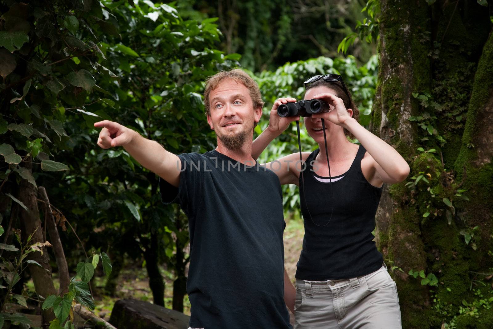 American and European Tourists Exploring Costa Rica