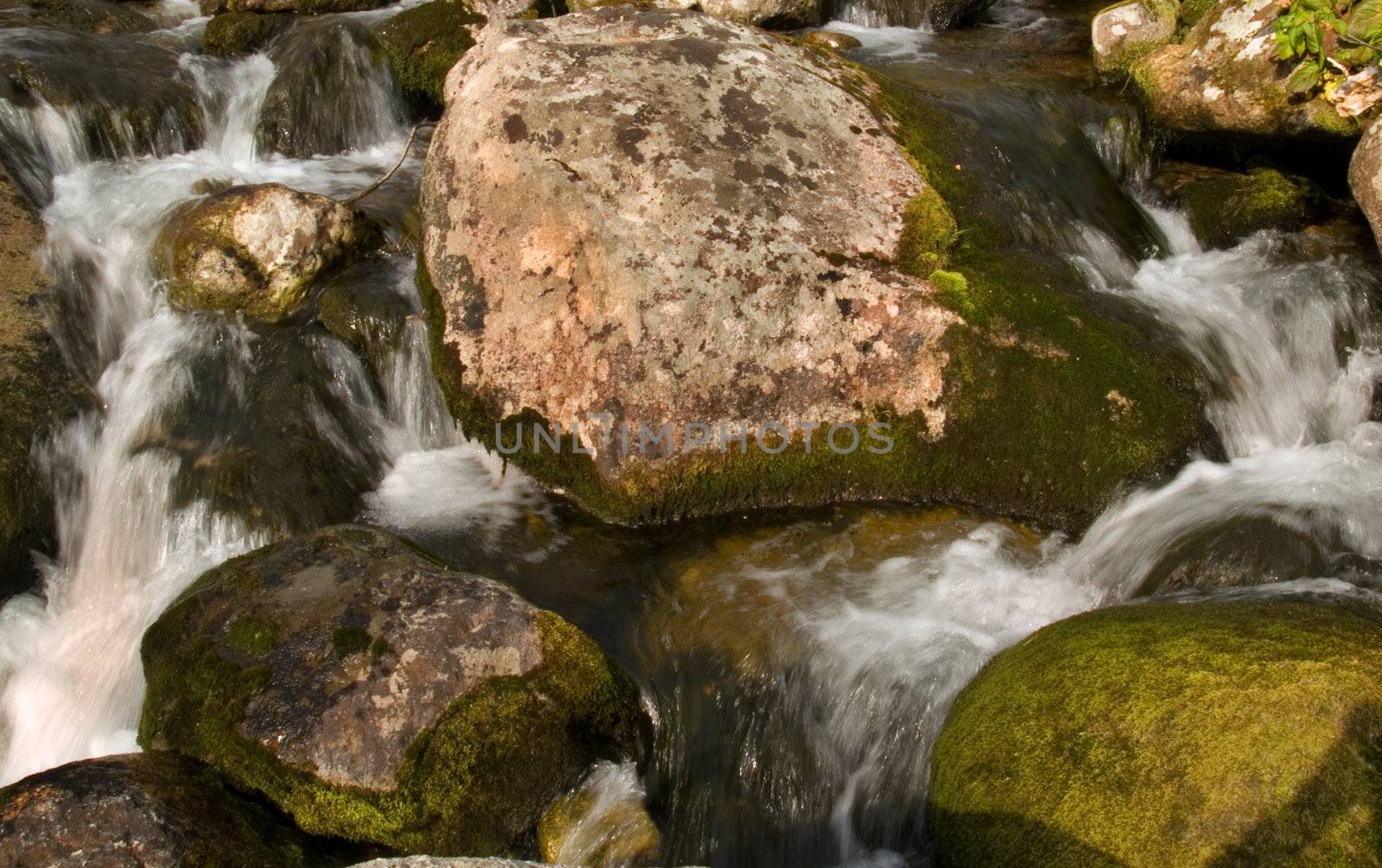 Kuznetsk Alatau - a mountainous country in Siberia is rich in rivers, streams and waterfalls.