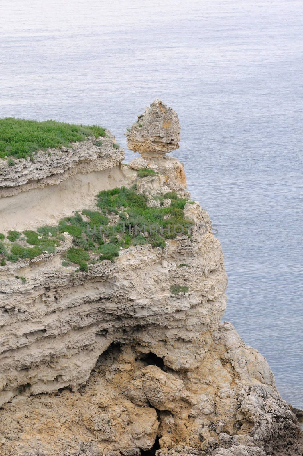 Natural boundary Maly Atlesh in Crimea