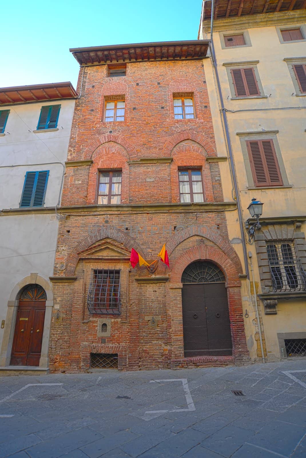  Typical Medieval Architecture In The Small Tuscan Town, Italy