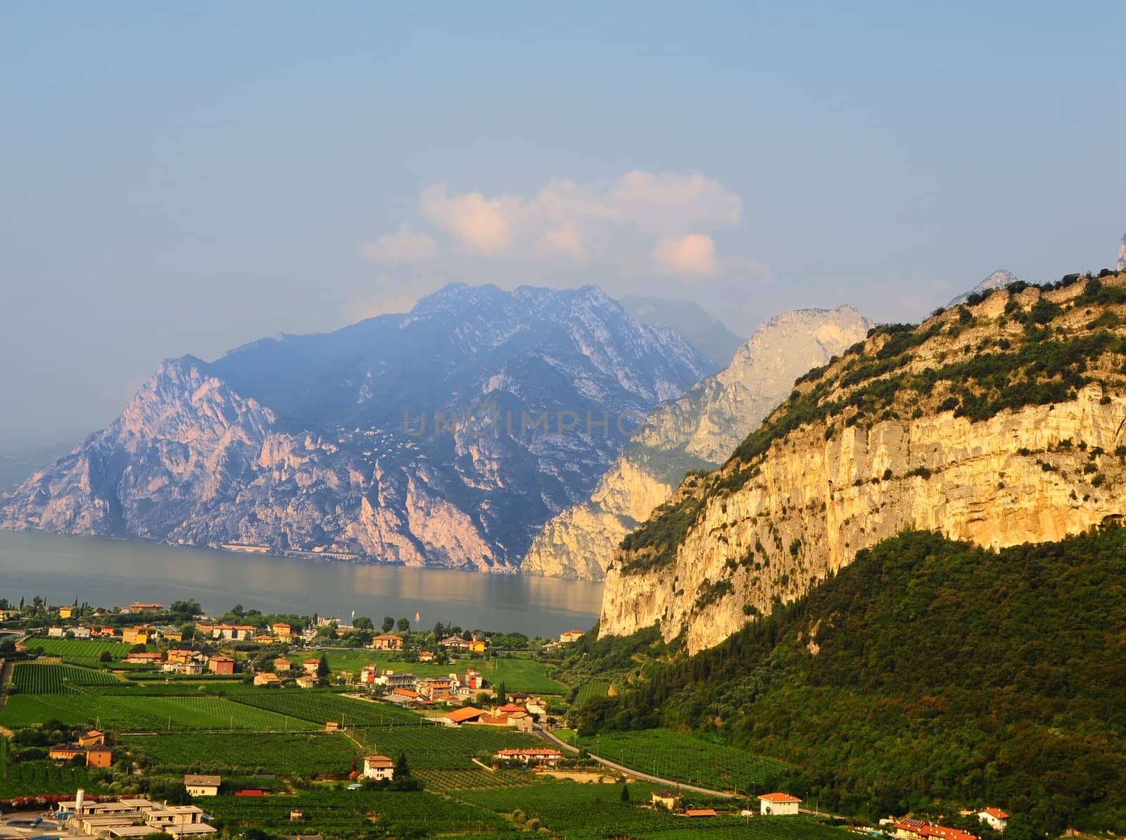 Landscape With The Lake Lago Di Garda, Italy