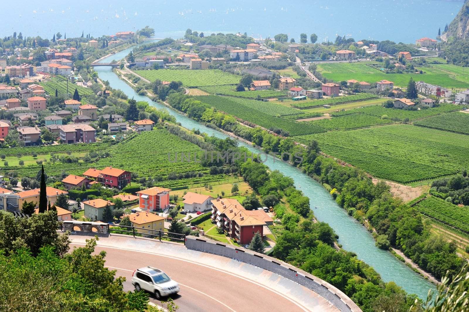 Landscape With The Lake Lago Di Garda, Italy