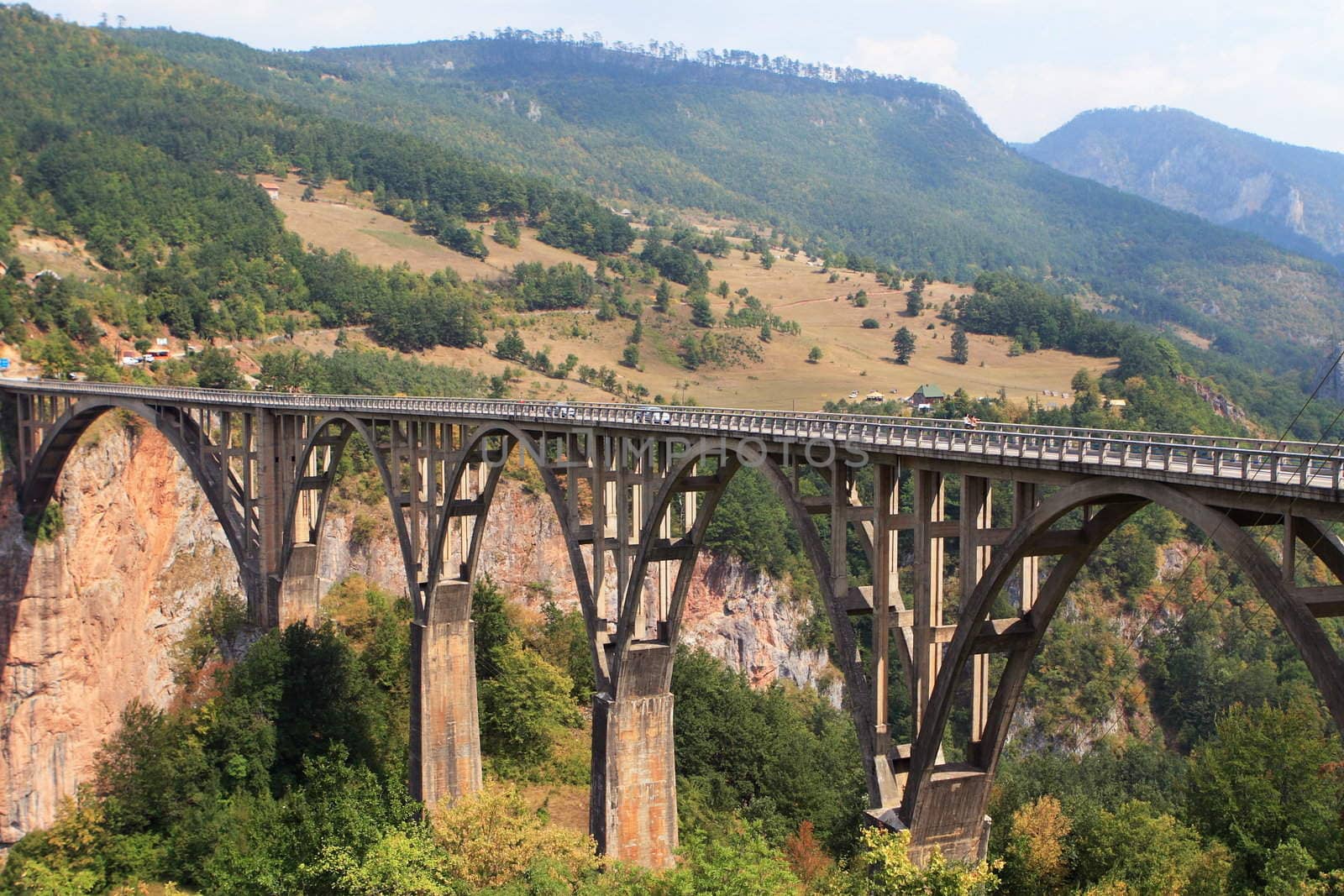 The bridge in mountains (Montenegro)