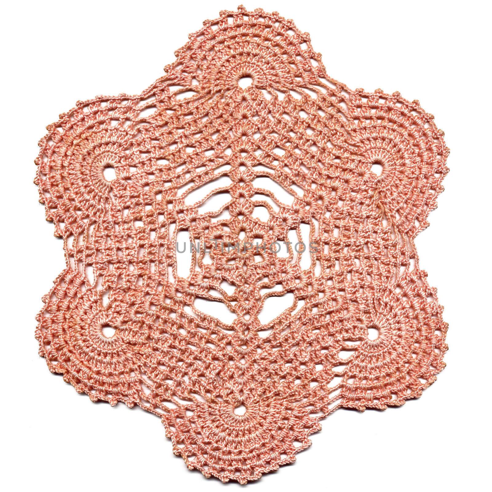 Hand made crocheted doily.
