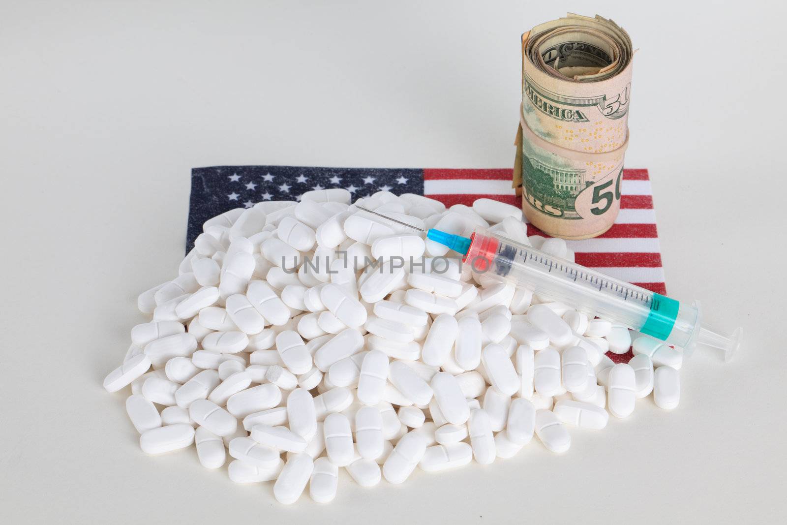 Painkiller, prescription drugs, money