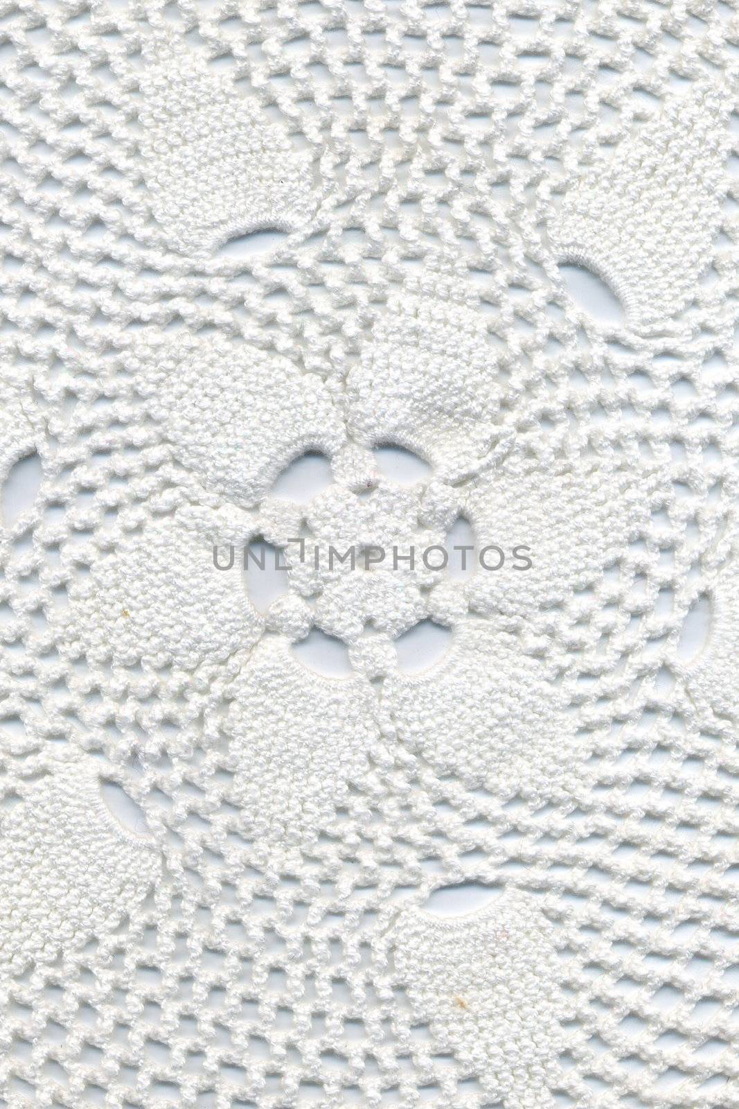 Hand made crocheted doily.