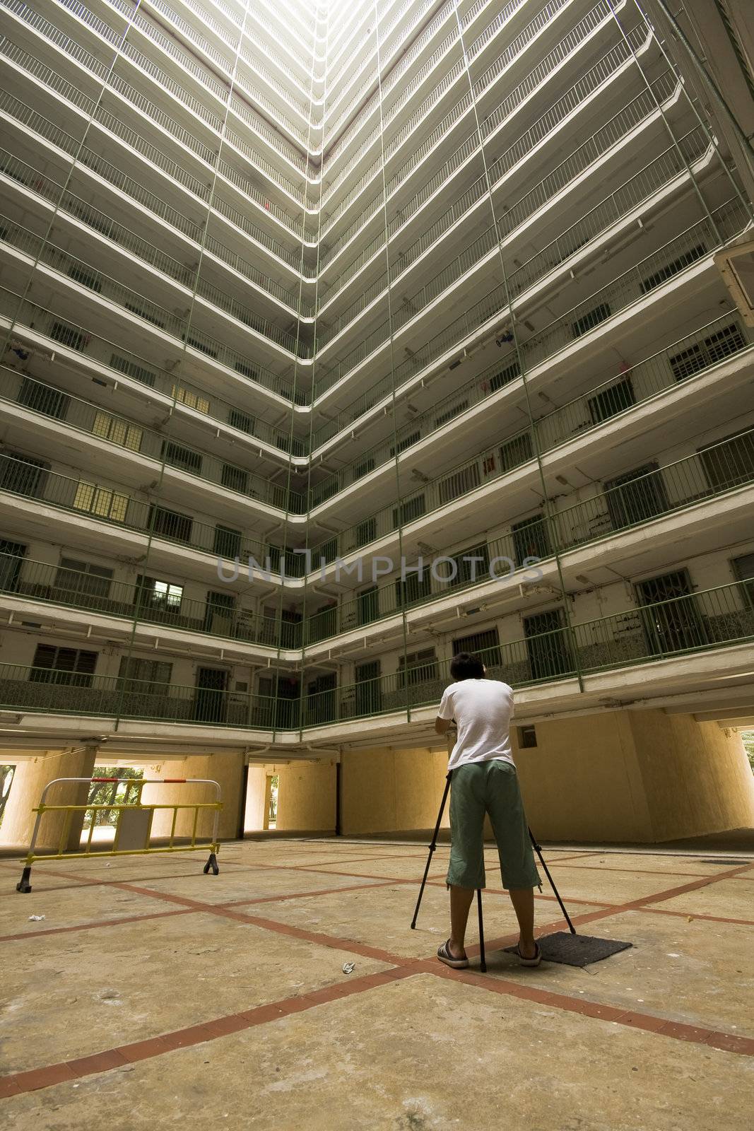 Hong Kong public housing apartment block  by cozyta
