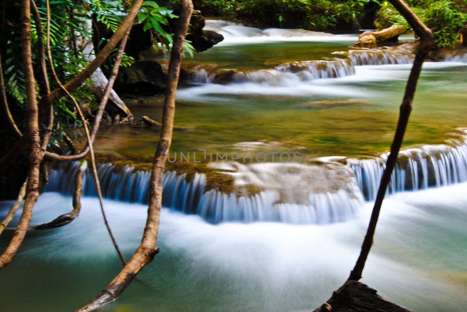 Waterfall in Thailand by mooboyba