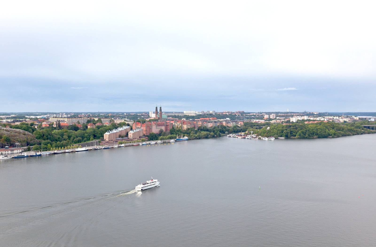 Aerial view of the Stockholm Sweden  by gary718