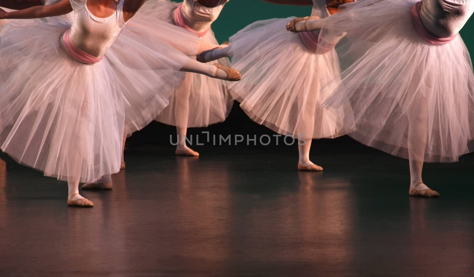 Young dancers performing on stage