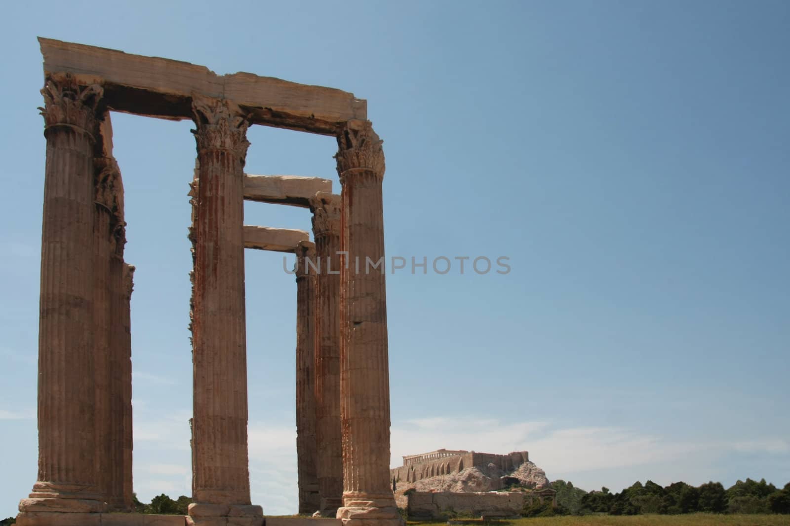 Ancient ruins in Athens, Greece